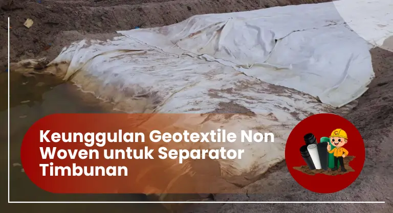 Keunggulan Geotextile Non Woven untuk Separator Timbunan | CV. Gempita Raya Konstrusindo