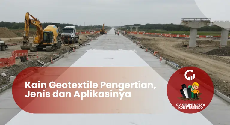 Kain Geotextile Pengertian, Jenis dan Aplikasinya