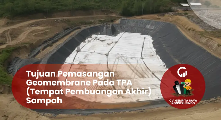 Tujuan Pemasangan Geomembrane Pada TPA (Tempat Pembuangan Akhir) Sampah