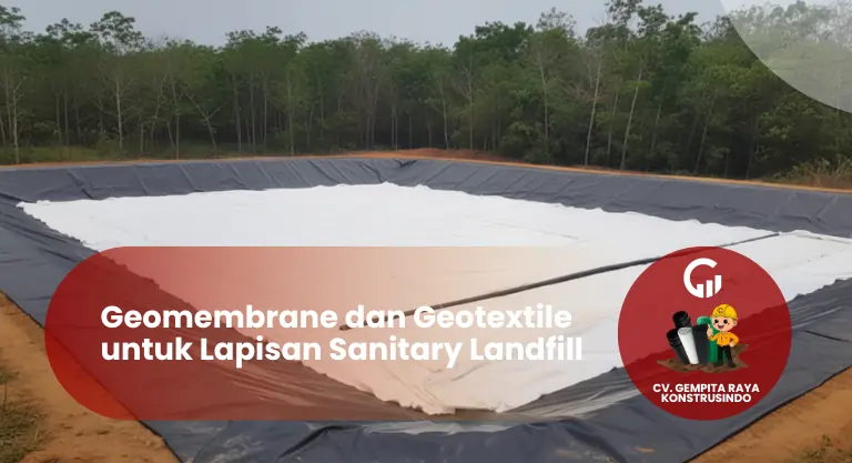 Geomembrane dan Geotextile untuk Lapisan Sanitary Landfill