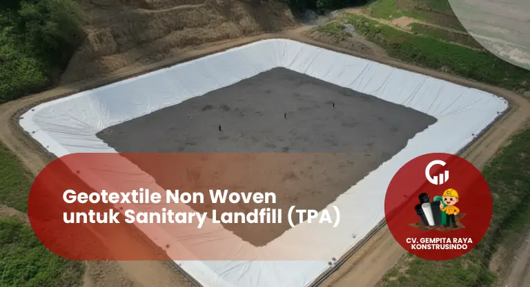 Geotextile Non Woven untuk Sanitary Landfill (TPA)