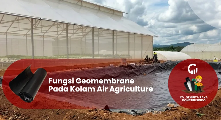 Fungsi Pemasangan Geomembrane Pada Kolam Air Agriculture